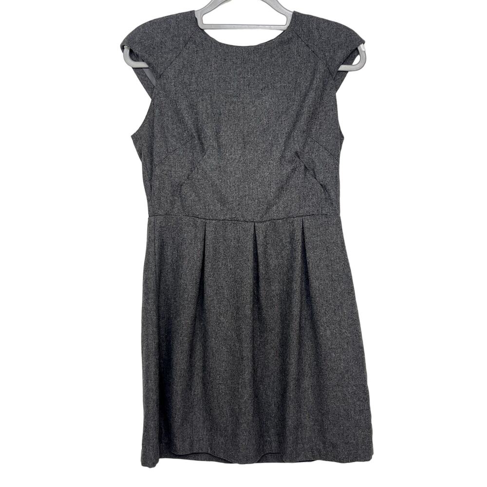 Women's Gray Esley Wool Blend Sheath Dress